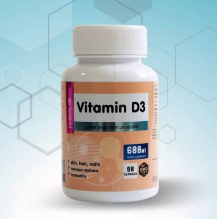 Комплексная пищевая добавка Витамин D3 90 капс CHIKALAB