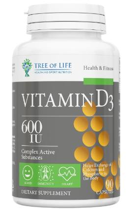 LIFE Vitamine D3 600 ME TREE OF LIFE