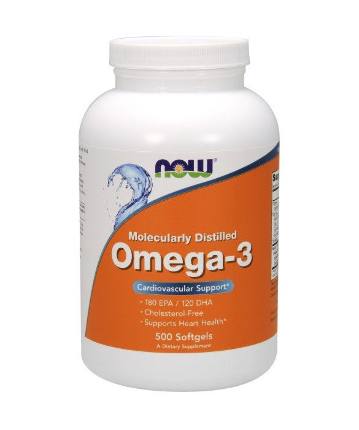Omega-3 1000 mg 500 softgels NOW