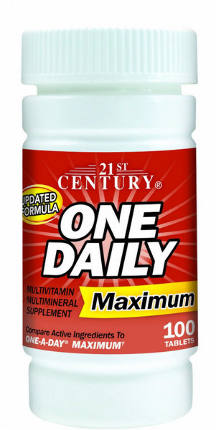 One Daily 100 tab Maximum 21St Century