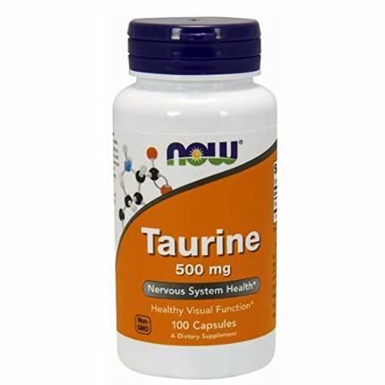 Taurine 500 mg 100 caps NOW