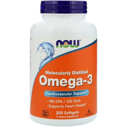 Omega-3 1000 mg 200 softgels NOW