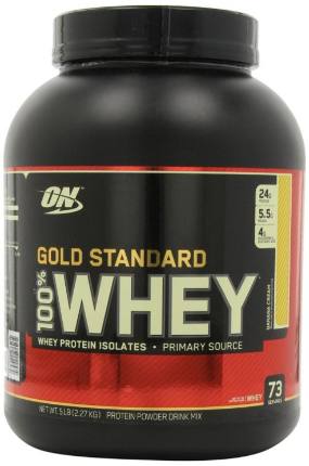 100 % Whey Protein Gold Standard 5 lb (2270 g) Optimum Nutrition