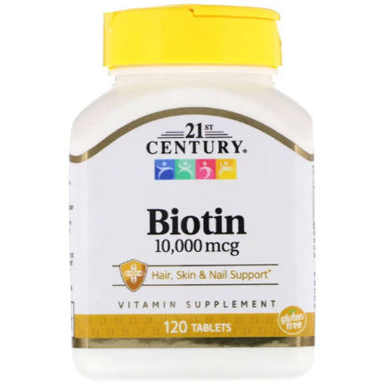 Biotin 10000 mcg 120 cap 21St Century