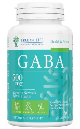 LIFE GABA 500 mg 60 caps TREE OF LIFE