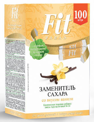 ФитПарад №22 со вкусом ванили 50 г - 100 шт СТИКИ
