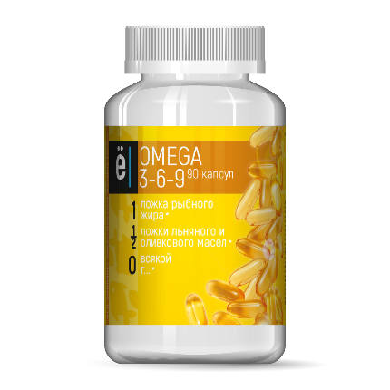 Omega-3-6-9 90 caps 700 мг Ё-батон