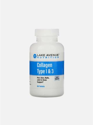 Collagen Type 1&3 60 tab Lake Avenue Nutrition
