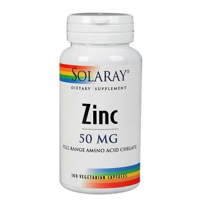 Zink 50 mg 100 cap Solaray
