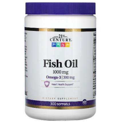 Fish Oil 1000 mg 300 caps 21St Century