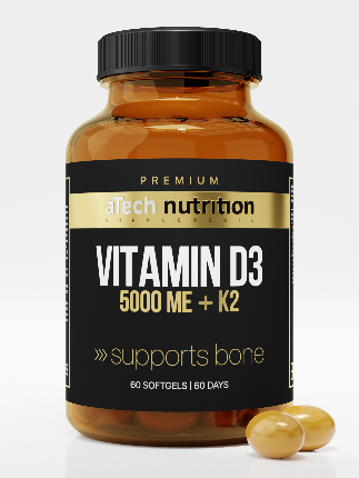 Vitamin D3+К2 60 caps aTech Nutrition