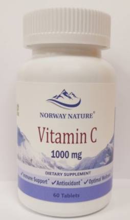 Vitamin C 1000 mg 60 tab Norway Nature
