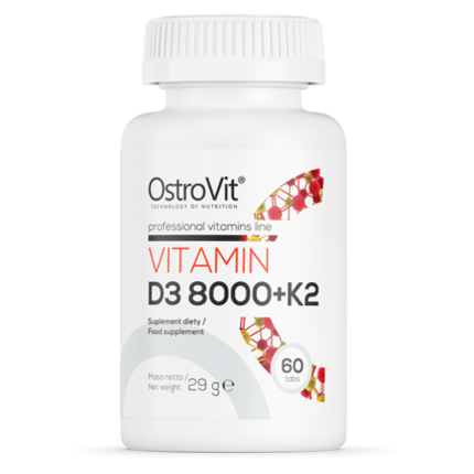 Vitamin D3 8000 + K2 60 таб Ostrovit