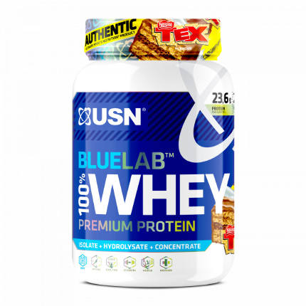 100% Whey Blue Lab Premium Protein 908 гр USN