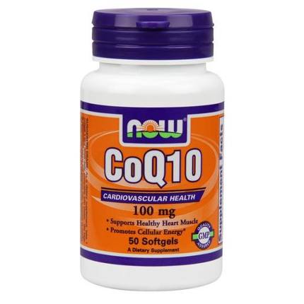 CoQ10 100 mg 50 cap NOW