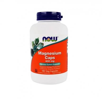 Magnesium 400 mg 180 caps NOW