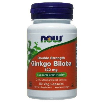 GinkgoBiloba 120 mg 50 caps NOW