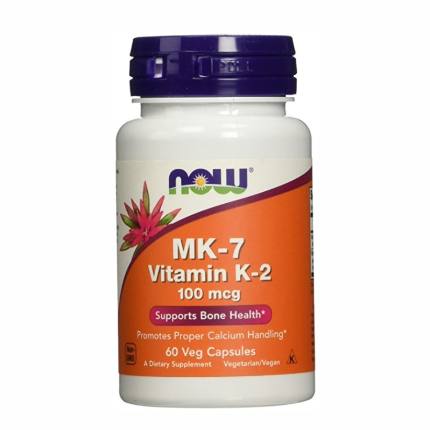 Vitamin K-2 (MK-7) 100 mcg 60 caps NOW