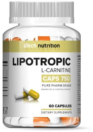 L-Carnitine Lipotropic 60 cap aTech Nutrition