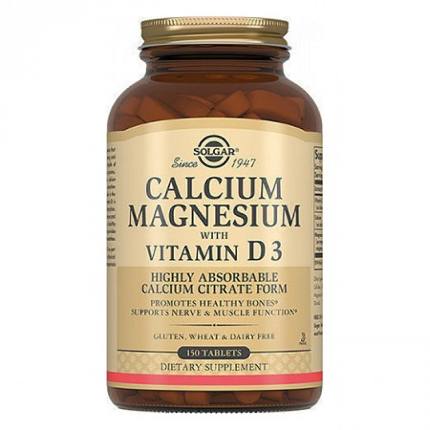 Calcium+Magnesium+D3 120 tab Solgar