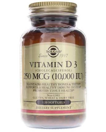 Vitamin D3 10000 120 caps Solgar