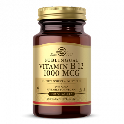 Vitamin B12 1000 mcg 100 tab Solgar