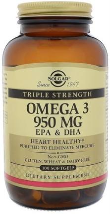 Omega 3 950 mg 100 caps Solgar