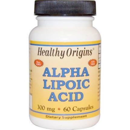 Alpha Lipoic Acid 300 mg 60 caps Healthy Origins