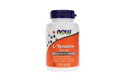 L-Tyrosine 500 mg 120 caps NOW