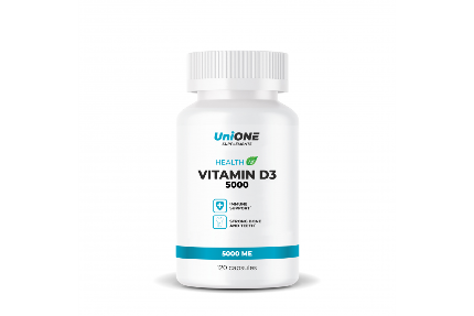 Vitamin D3 5000 120 кап UniONE