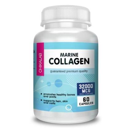 БАД к пище Marine Collagen beauty I-III типа 60 caps CHIKALAB