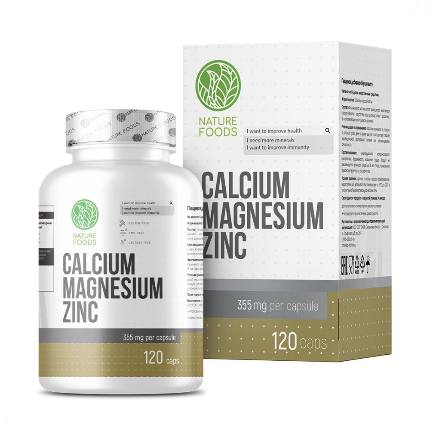 Calcium Magnesium Zinc 120 caps Nature Foods