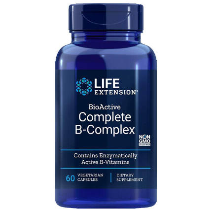 BioActive Complete B-complex 60 caps Life extension