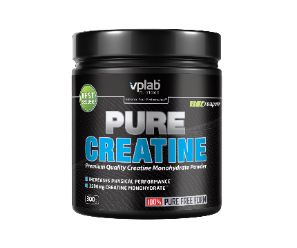 Pure creatine monohydrate WHITE 300 g VpLab