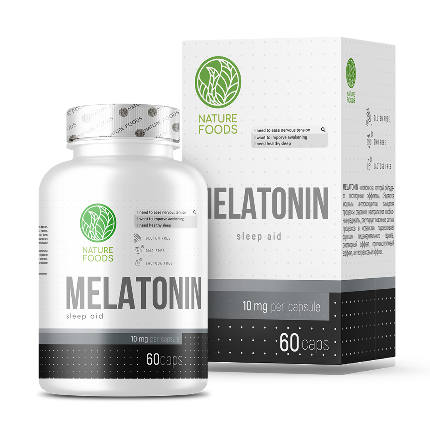 Melatonin 10 mg 60 caps Nature Foods