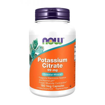 Potassium Citrate 99 mg 180 caps NOW