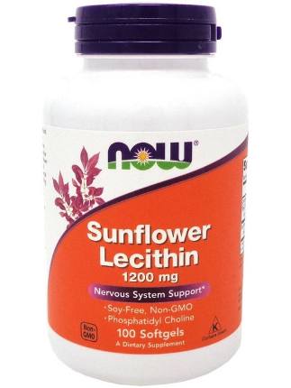 Sunflower Lecithin 1200 mg 100 softgels NOW