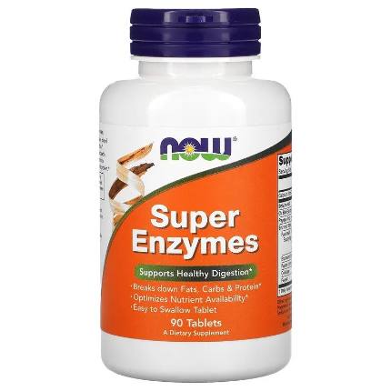 Super Enzymes 90 таб NOW