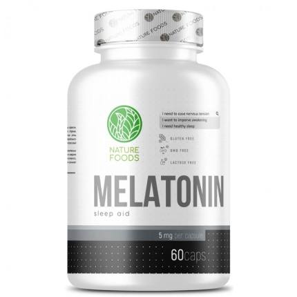 Melatonin 5 mg 60 caps Nature Foods