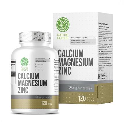 Calcium Magnesium Zinc 120 caps Nature Foods МАРК