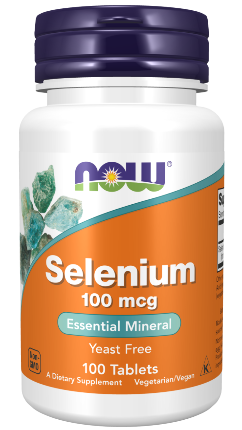 Selenium 100 mcg 100 tab NOW