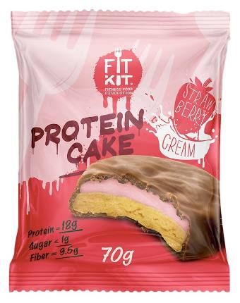 Пирожное Protein Cake 24x70гр. FITKIT