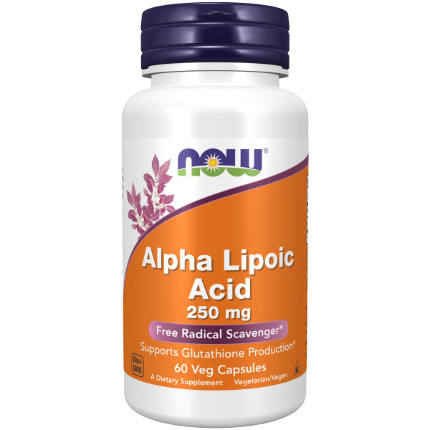 Alpha Lipoic Acid 250 mg 60 caps Now МАРК