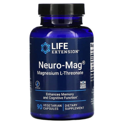 Neuro-Mag Magnesium L-Threonate 90 caps Life extension МАРК