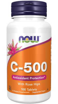 Vitamin С-500 RH (с шиповником) 100 tab NOW МАРК
